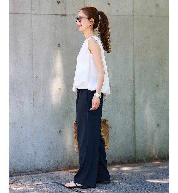 FRAMeWORK「≪追加≫ 手洗い可 / ポリエステルツイルリラックスパンツ」|その他|