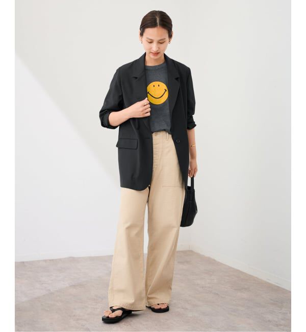 FRAMeWORK「TWトリアセトロピカルシアージャケット」|テーラードジャケット|