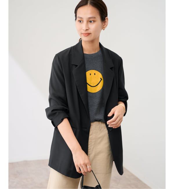 FRAMeWORK「TWトリアセトロピカルシアージャケット」|テーラードジャケット|