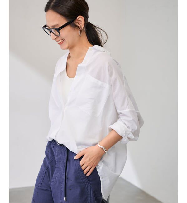 FRAMeWORK「シアーワイドシャツ」|シャツ・ブラウス|