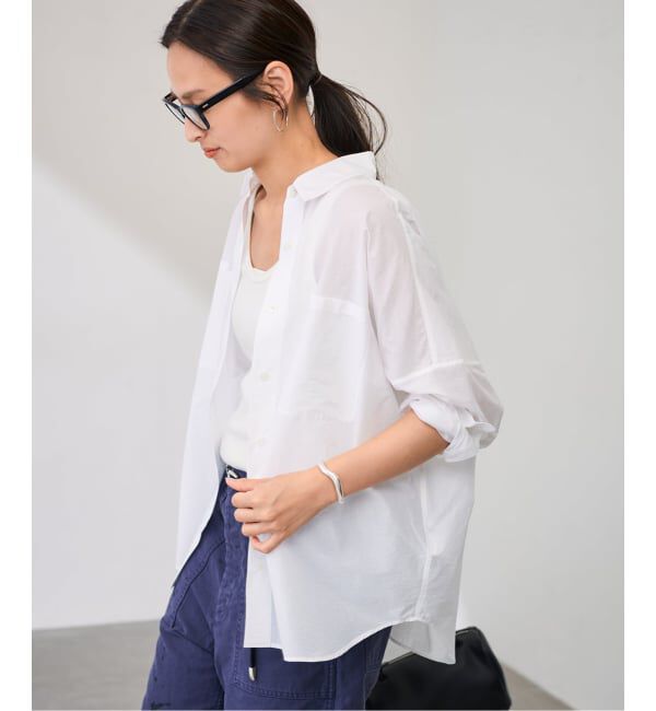 FRAMeWORK「シアーワイドシャツ」|シャツ・ブラウス|