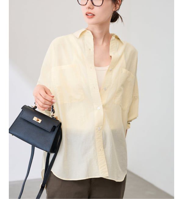 FRAMeWORK「シアーワイドシャツ」|シャツ・ブラウス|