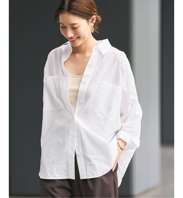 FRAMeWORK「シアーワイドシャツ」|シャツ・ブラウス|