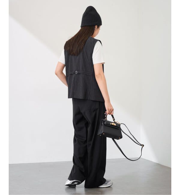 FRAMeWORK「LOEFF/ロエフ W TORO HRM パンツ」|スラックス|