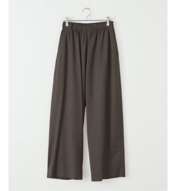 FRAMeWORK「LOEFF/ロエフ W TORO HRM パンツ」|スラックス|ブラウン