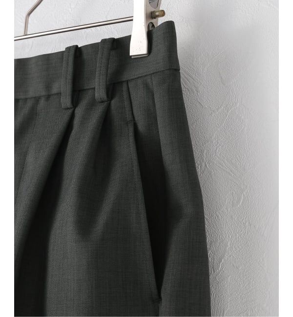 Spick and Span「ハイカウントプレーンハーフパンツ」|スラックス|