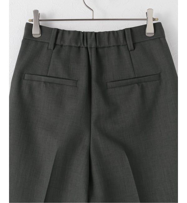 Spick and Span「ハイカウントプレーンハーフパンツ」|スラックス|