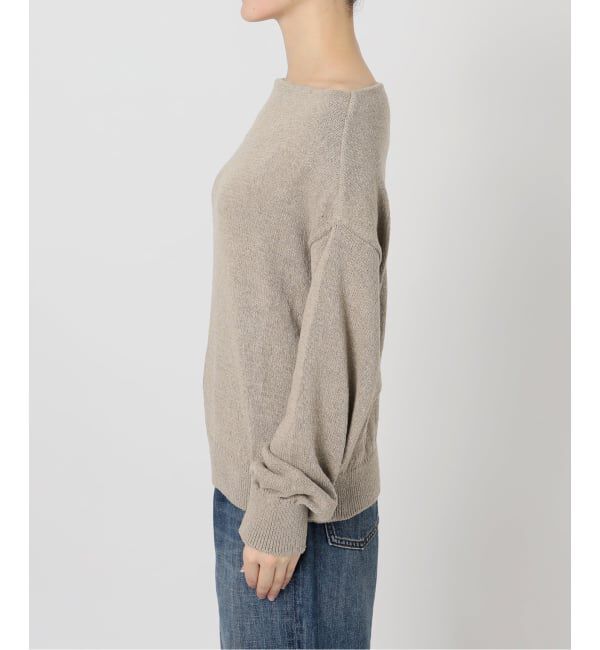 Spick and Span「シルクコンペーパーヤーンニュアンスネックニット」|ニット・セーター|