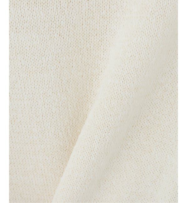 Spick and Span「シルクコンペーパーヤーンニュアンスネックニット」|ニット・セーター|