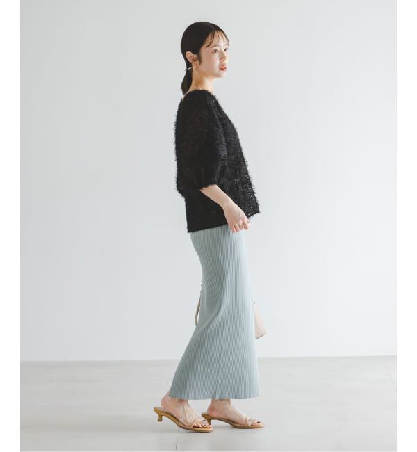 NOBLE「《予約》フェザーチュールボリュームブラウス」|シャツ・ブラウス|