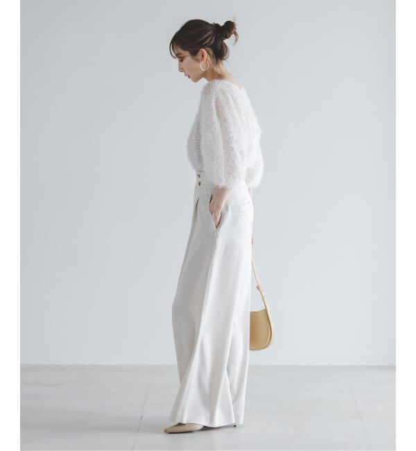 NOBLE「《予約》フェザーチュールボリュームブラウス」|シャツ・ブラウス|