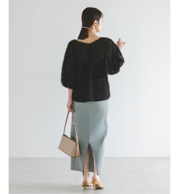 NOBLE「《予約》フェザーチュールボリュームブラウス」|シャツ・ブラウス|