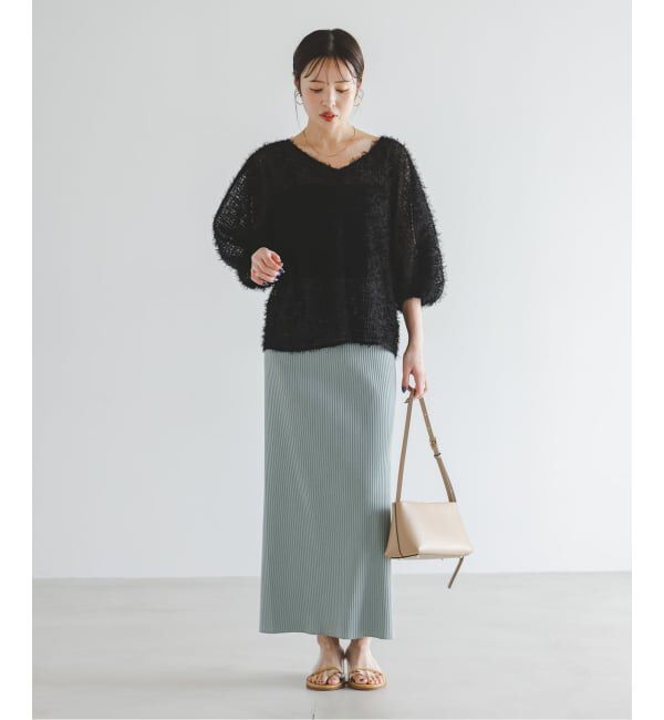 NOBLE「《予約》フェザーチュールボリュームブラウス」|シャツ・ブラウス|