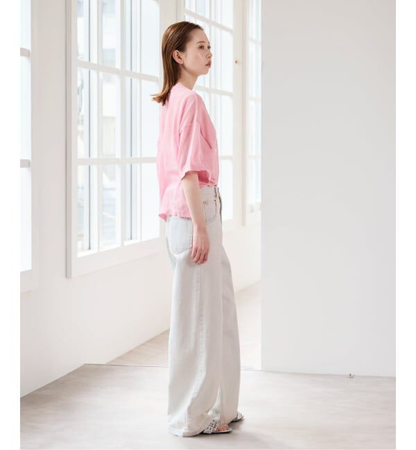 U by SPICK&SPAN「《追加予約》カラールーズデニム」|デニム|