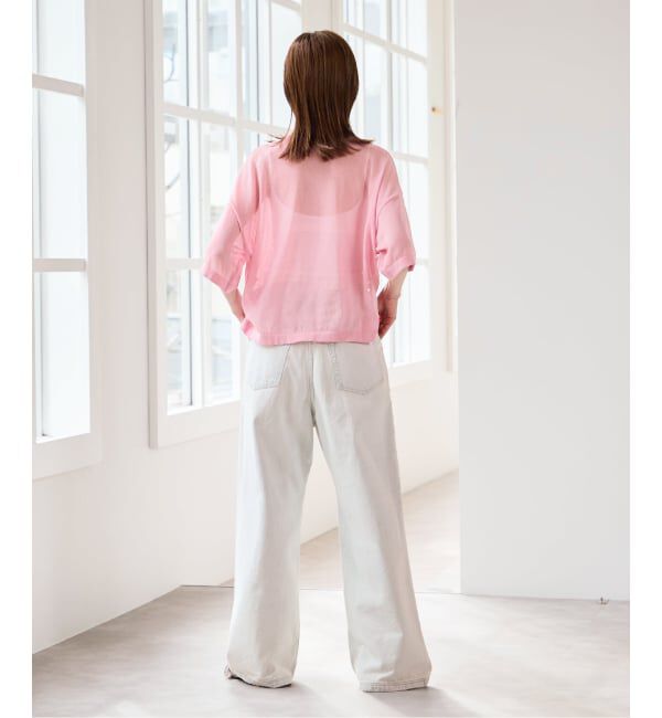 U by SPICK&SPAN「《追加予約》カラールーズデニム」|デニム|