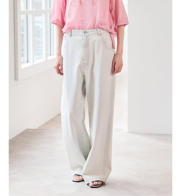 U by SPICK&SPAN「《追加予約》カラールーズデニム」|デニム|