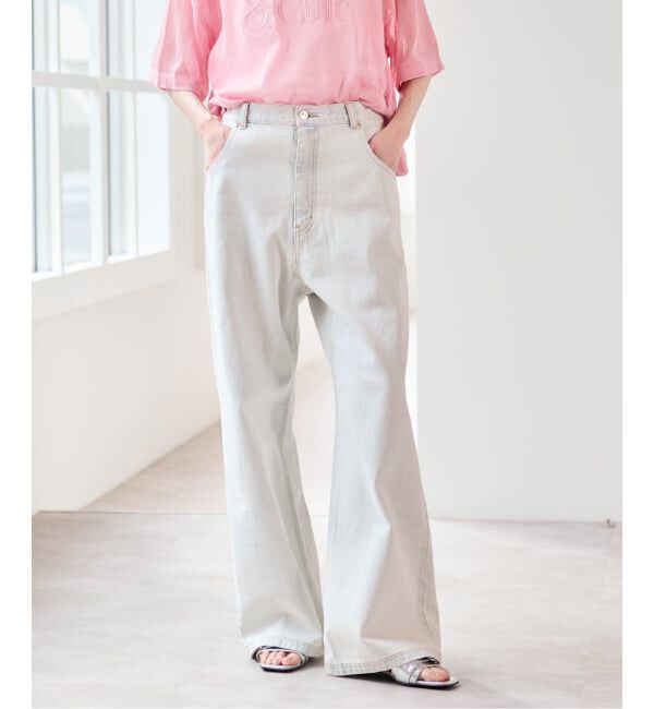 U by SPICK&SPAN「《追加予約》カラールーズデニム」|デニム|