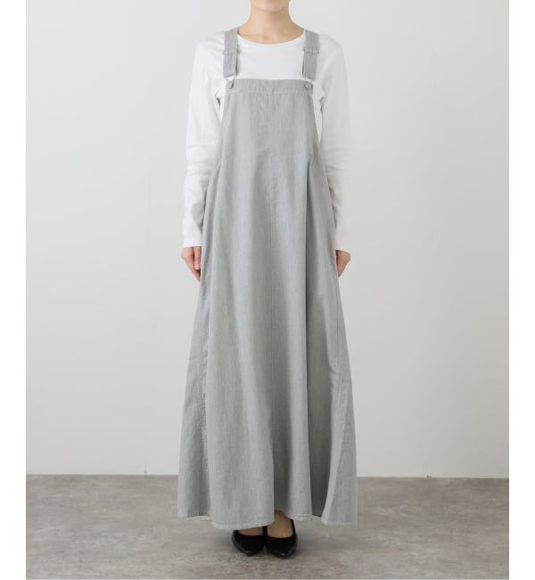  「【洗える】Munich/ミューニック スラブデニムサロペット」|オールインワン|
