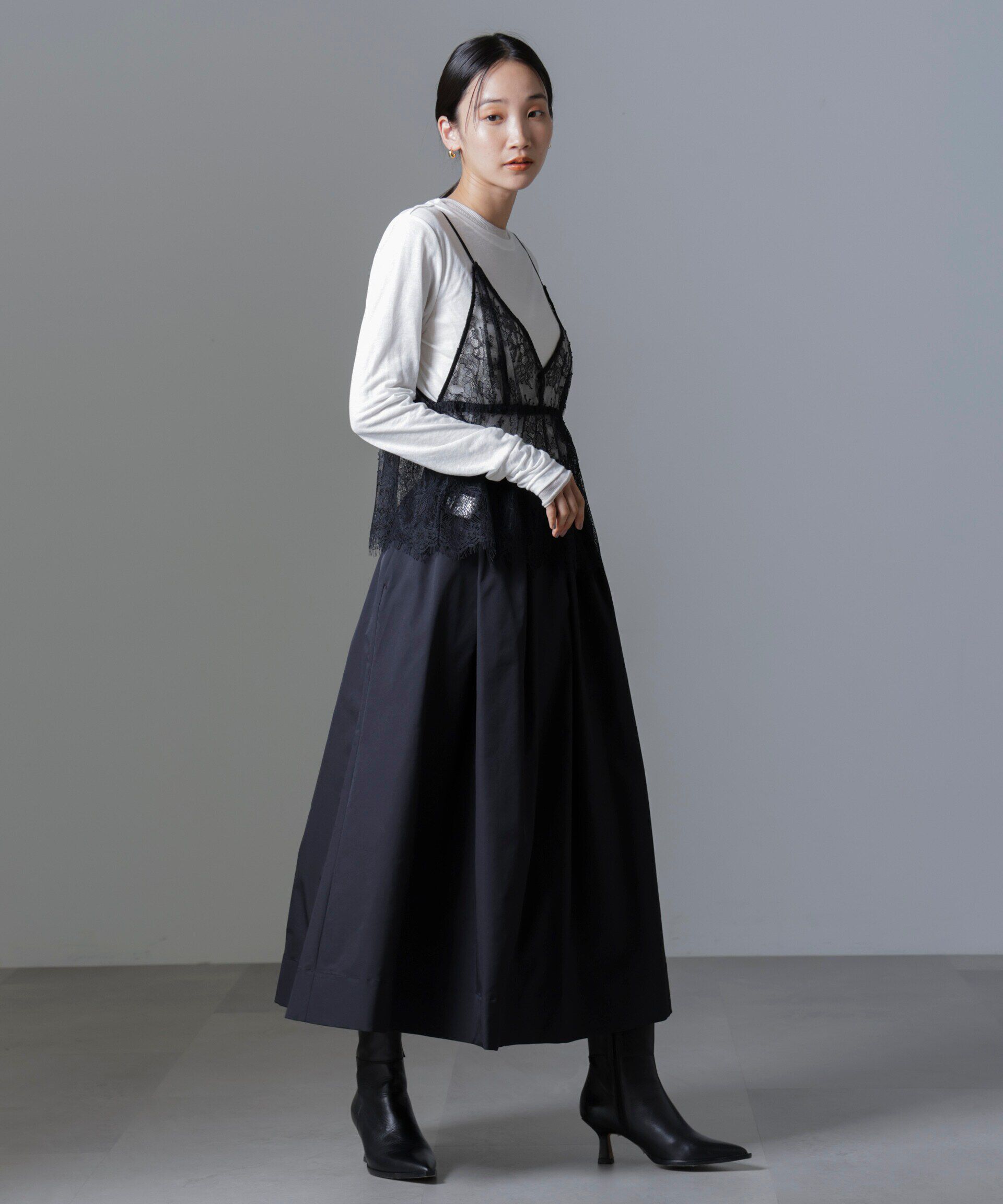 nano･universe「レースキャミブラウス」|シャツ・ブラウス|