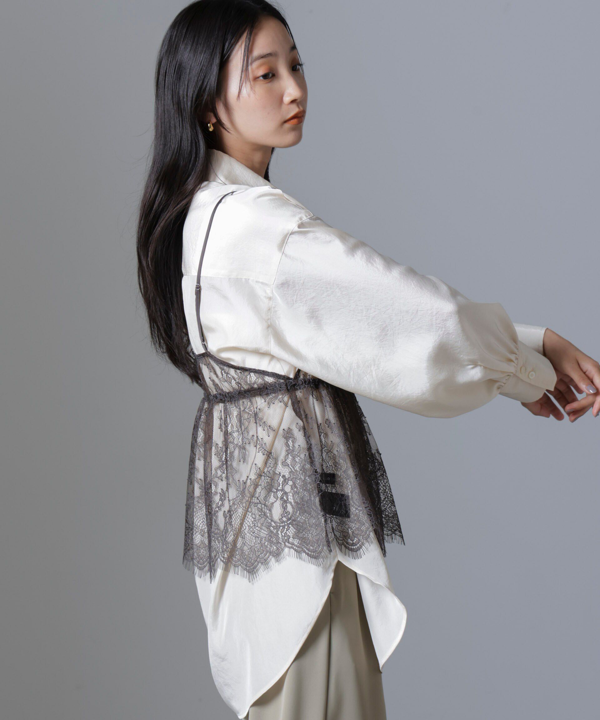 nano･universe「レースキャミブラウス」|シャツ・ブラウス|