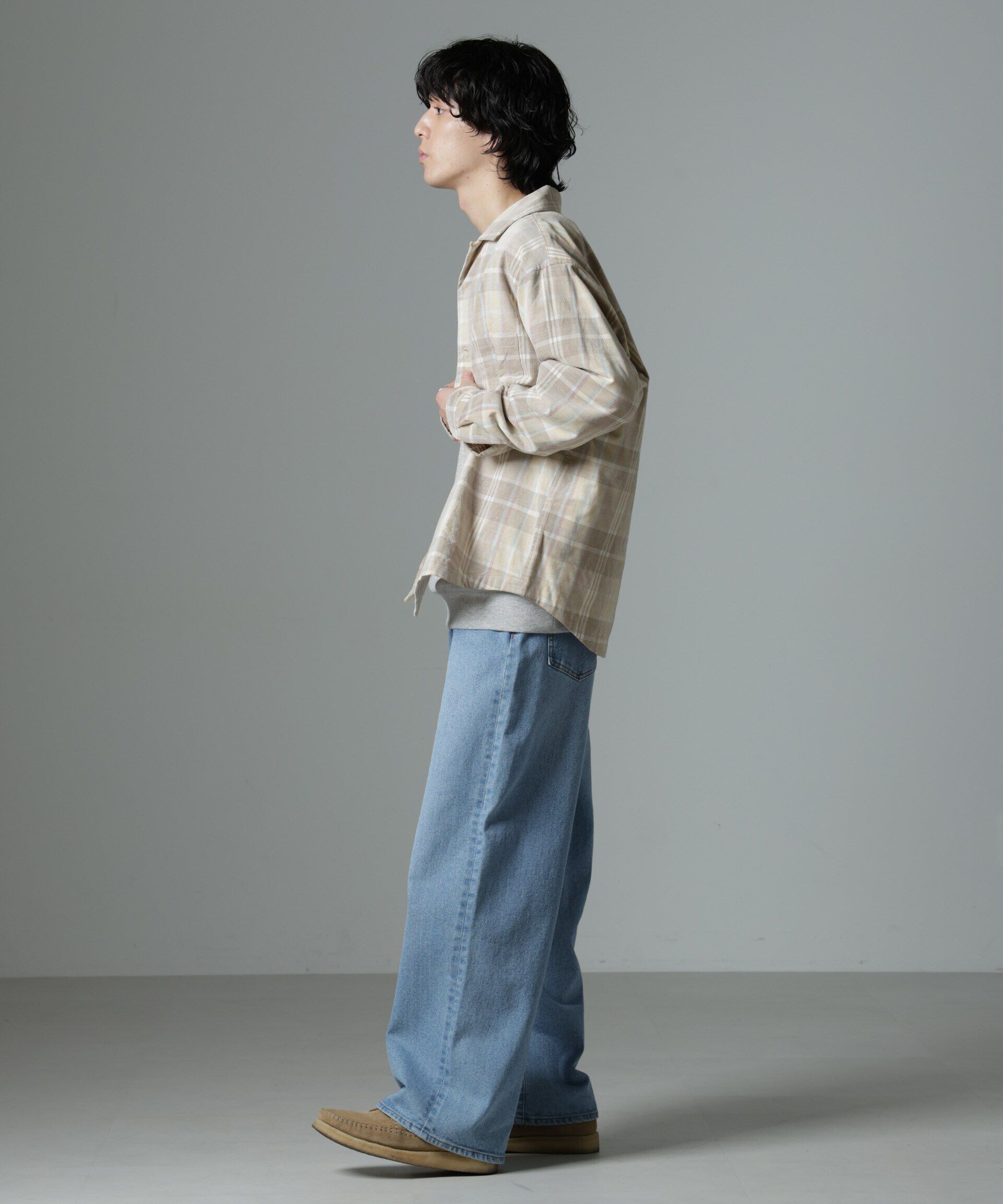 nano･universe「チェックシャツコール」|シャツ・ブラウス|