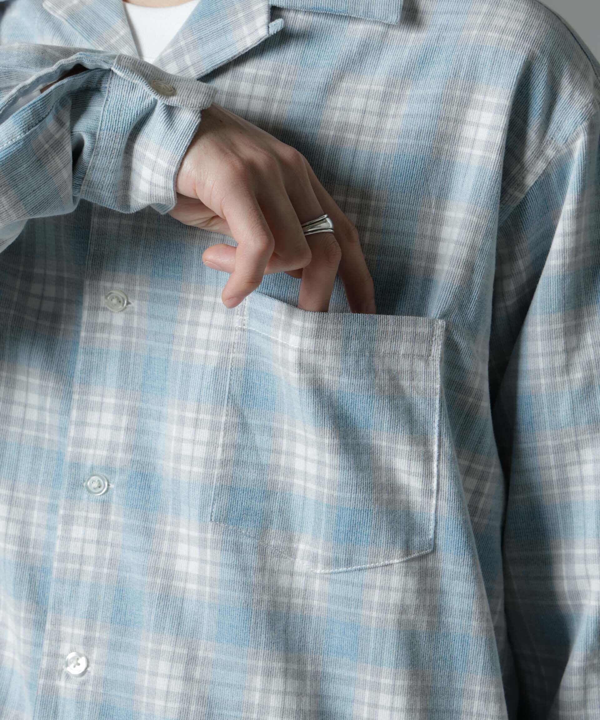 nano･universe「チェックシャツコール」|シャツ・ブラウス|