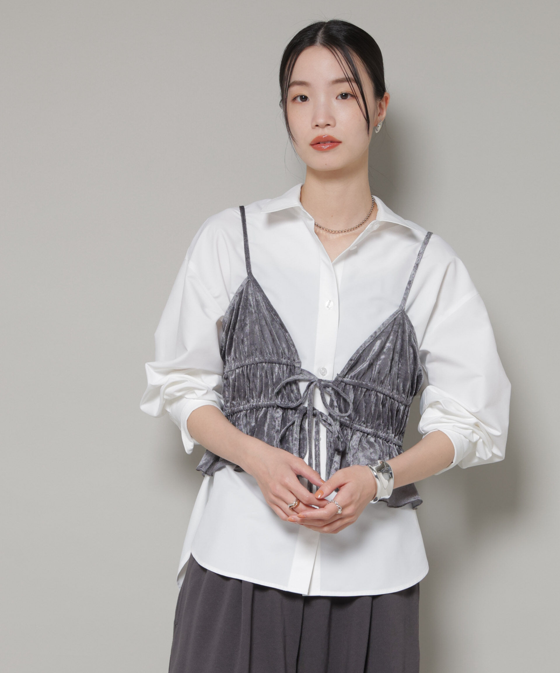 nano･universe「コットンライクタイプライターベーシックシャツ」|シャツ・ブラウス|