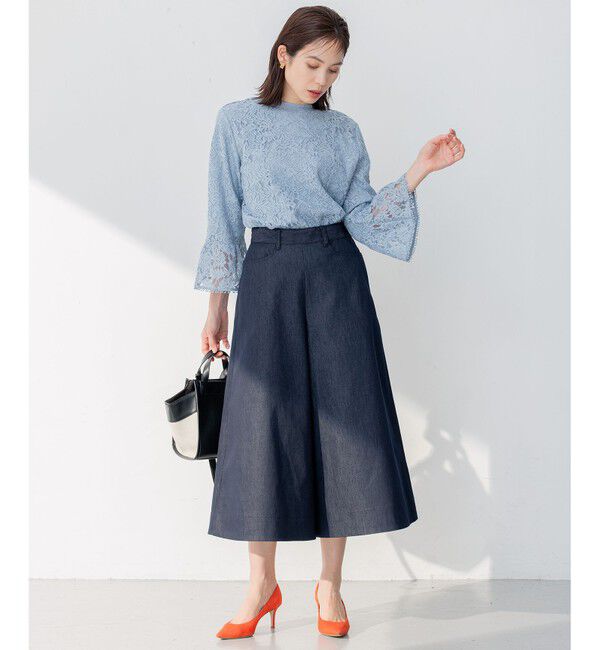 組曲「【洗える】デニムライクギャバ パンツ」|その他|