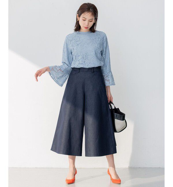 組曲「【洗える】デニムライクギャバ パンツ」|その他|