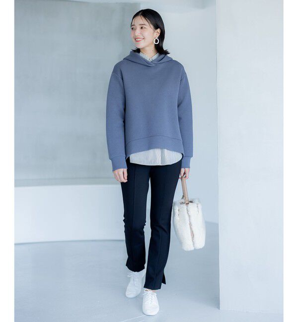 組曲「【洗える・ウエストゴム仕様】ハイパワーストレッチサイドスリット パンツ」|その他|