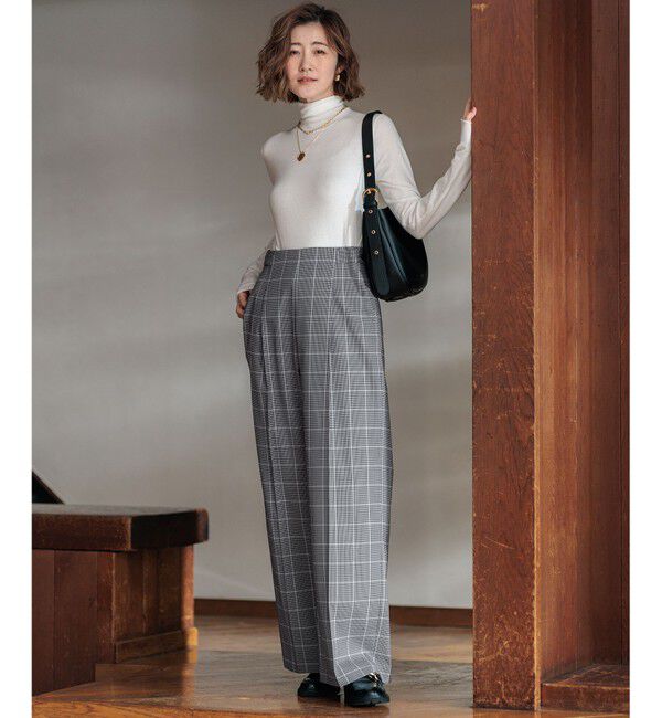 23区「【洗える】ガンクラブプレイドチェック パンツ」|その他|