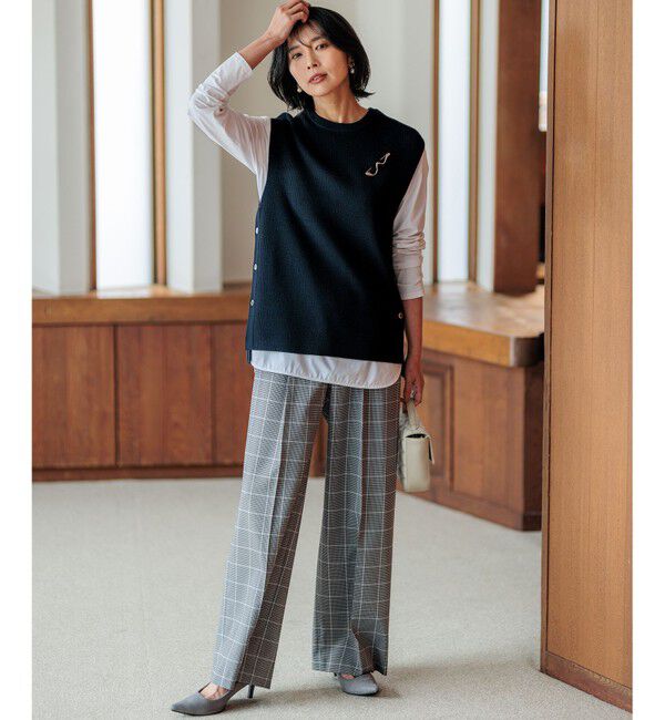 23区「【洗える】ガンクラブプレイドチェック パンツ」|その他|