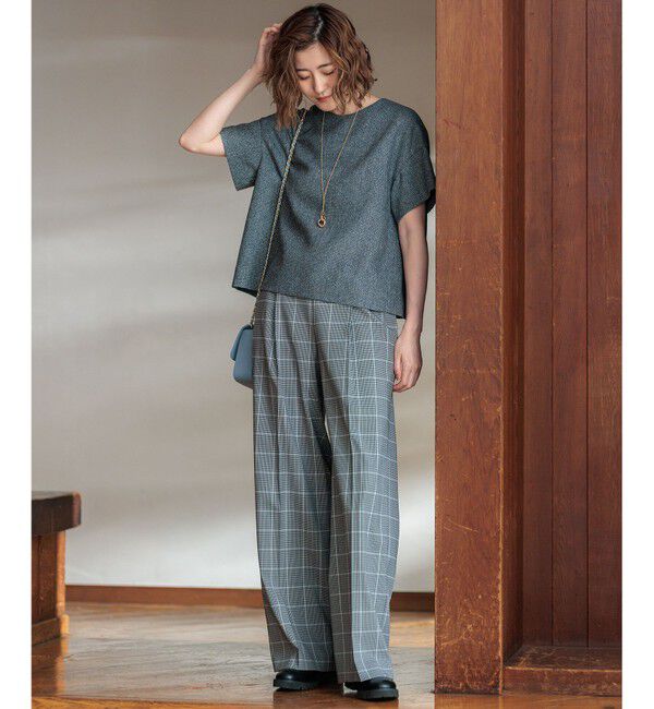 23区「【洗える】ガンクラブプレイドチェック パンツ」|その他|