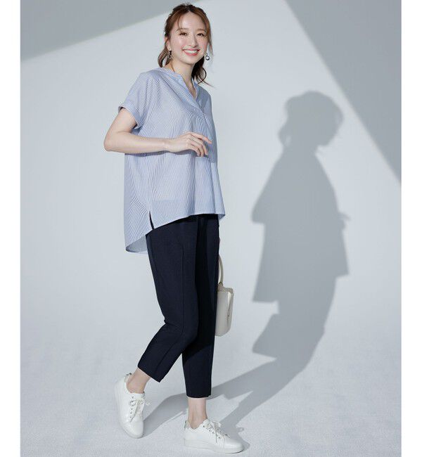 any SiS「【セットアップ可】リネンライクポリエステル パンツ」|その他|