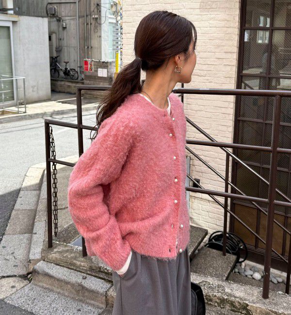 fredy emue「ふわふわ起毛ニットカーディガン」|カーディガン|