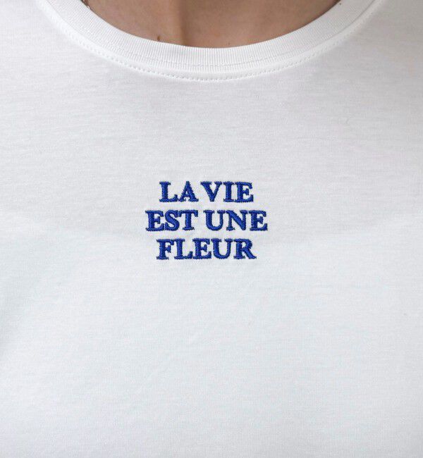 fredy emue「ワンポイント刺繍ロゴロンTシャツ」|Tシャツ・カットソー|