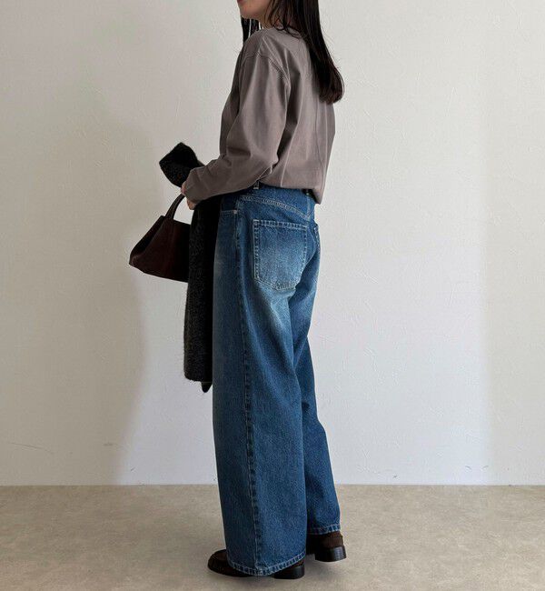 fredy emue「ワンポイント刺繍ロゴロンTシャツ」|Tシャツ・カットソー|