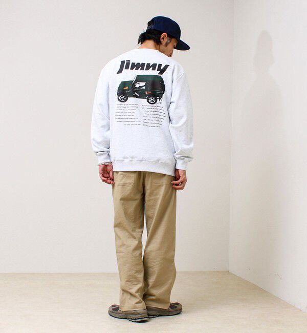 GLOSTER「【ロングセラーコラボ】ジムニー&times;GLOSTER Suzuki Jimny 裏毛プリントスウェット」|スウェット・ジャージ|