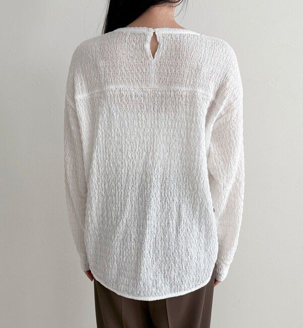 fredy emue「ラウンドヘムカットブラウス」|Tシャツ・カットソー|