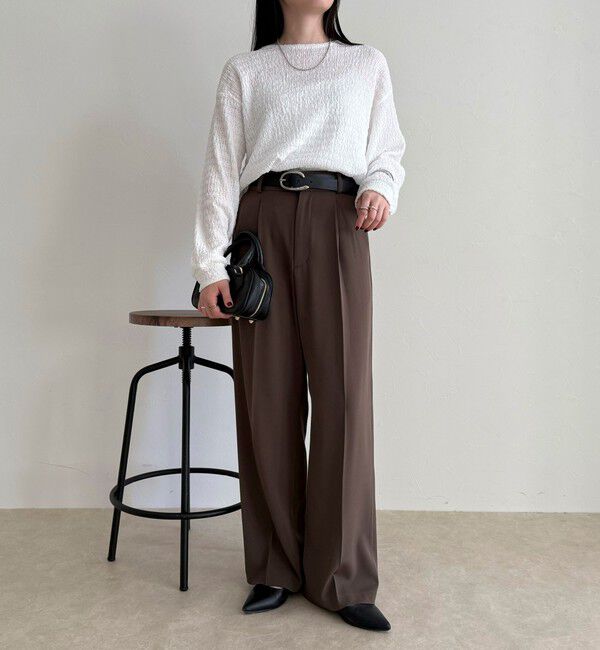 fredy emue「ラウンドヘムカットブラウス」|Tシャツ・カットソー|