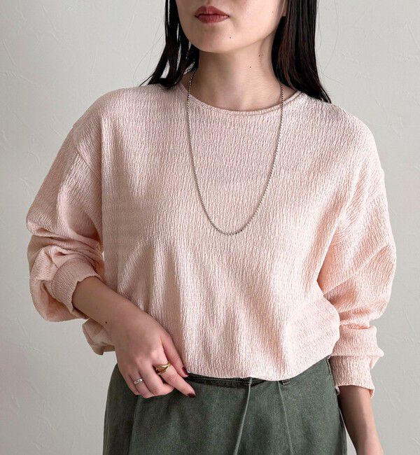 fredy emue「ラウンドヘムカットブラウス」|Tシャツ・カットソー|