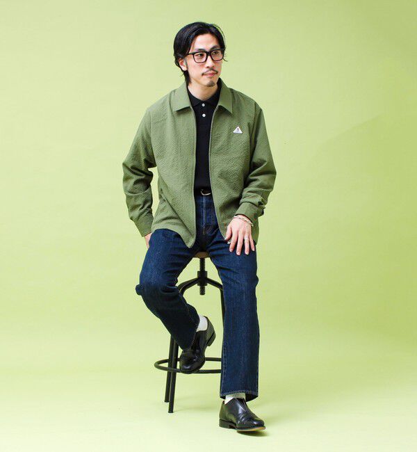 GLOSTER「【GEVACO/ゲバコ】ジップアップ シャツジャケット」|ブルゾン・スタジャン|