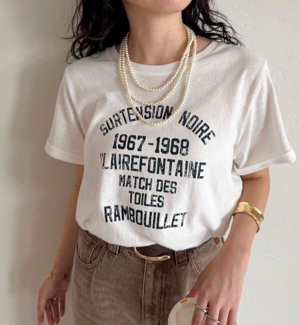 fredy emue「パール/メタルマルチロングネックレス」|ネックレス|オフホワイト