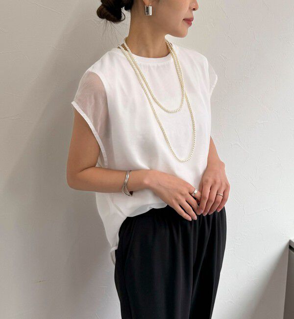 fredy emue「パール/メタルマルチロングネックレス」|ネックレス|