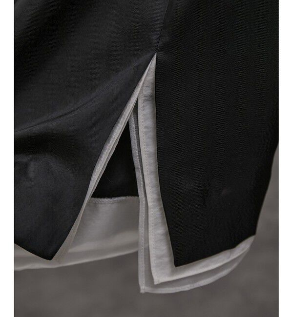 SALON adam et rope'「【MAISON EENK（メゾン インク）】Lace Layerd Pants / レースパンツ」|チノ|