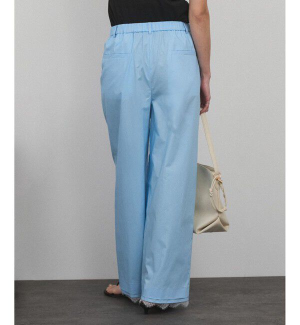 SALON adam et rope'「【MAISON EENK（メゾン インク）】Lace Layerd Pants / レースパンツ」|チノ|