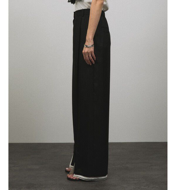 SALON adam et rope'「【MAISON EENK（メゾン インク）】Lace Layerd Pants / レースパンツ」|チノ|