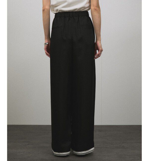 SALON adam et rope'「【MAISON EENK（メゾン インク）】Lace Layerd Pants / レースパンツ」|チノ|