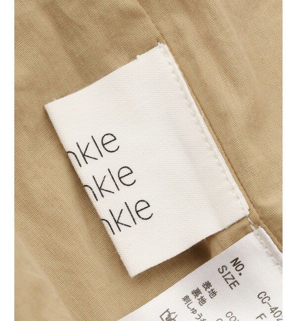 SALON adam et rope'「【crinkle crinkle crinkle】3Dエンブロイダリーツイルイージーパンツ」|チノ|