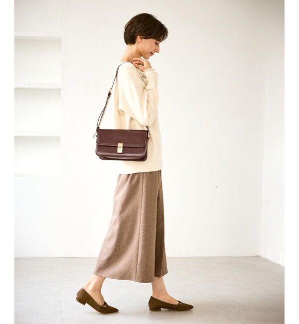 ROPE PICNIC PASSAGE「【WEB限定カラー】me fit BAG バーチカルラインワイドショルダーバッグ」|ショルダー・メッセンジャー|